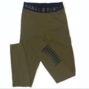 M Savage Fenty Leggings Green